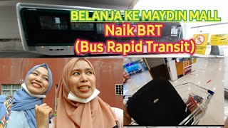 BELANJA KE MYDIN MALL //NAIK BRT SUNWAY LINE