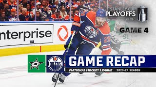 Gm 4: Stars @ Oilers 5/29 | NHL Highlights | 2024 Stanley Cup Playoffs