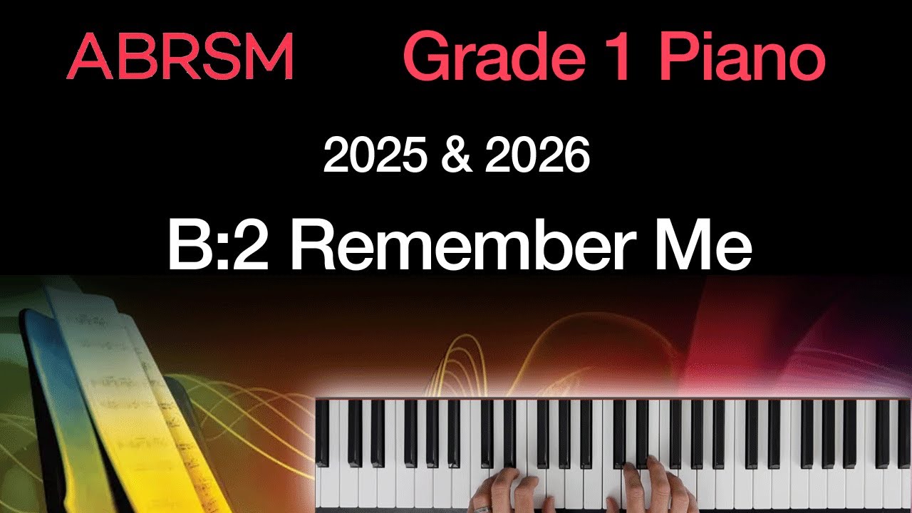 Piano Exam Pieces 2025 2026 Abrsm Grade 1