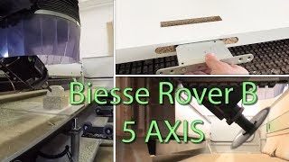 Biesse Rover B - Demo of some CNC Projects 2018 - 5 Axis