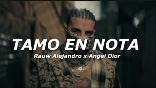 Rauw Alejandro x Angel Dior - Tamo En Nota (Letra/Lyrics)