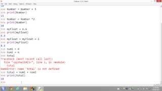 Python Tutorial 5 - Variable Manipulation