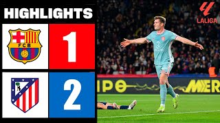 Alexander Sørloth Goal 90+6 | Barcelona vs Atlético Madrid 1-2 Highlights | LaLiga 2024/25