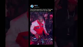 Travis Scott in DJ mode out in France #DonToliver #SheckWes