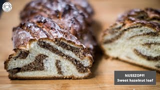 NUSSZOPF - Sweet hazelnut loaf