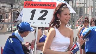 2011 SUPER GT Rd.6 FUJI #12 Mobil1 岸本千尋 ピットウォーク レースクイーン HD