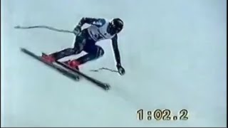 Patrick Holzer wins super-G (Garmisch 1992)