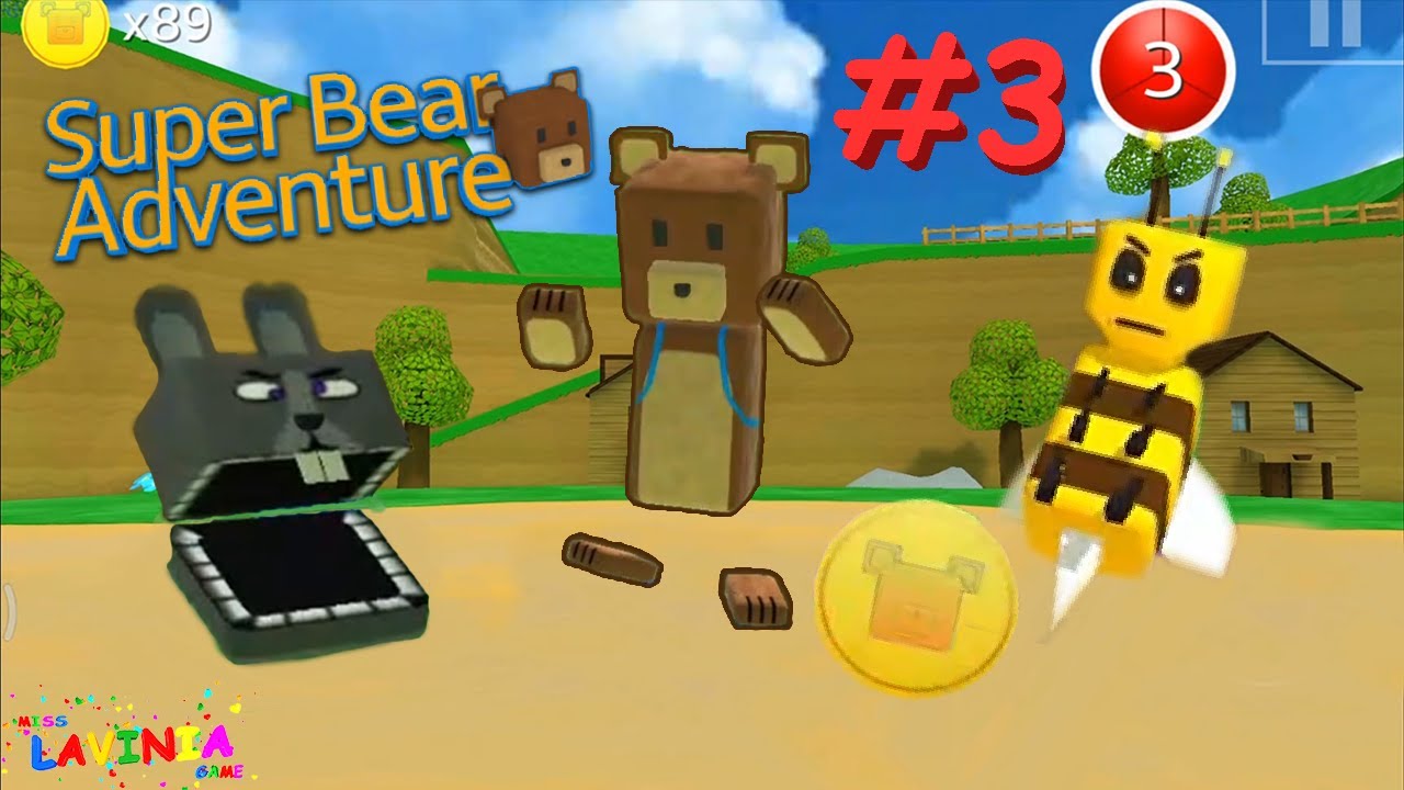 Прохождение игры Super Bear Adventure освобождение мишки 😱 Приключение ...