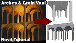 Revit Tutorial - Arches and Barrel Vault Structure