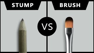 Which one is better for blending | Dry brush VS Paper stump