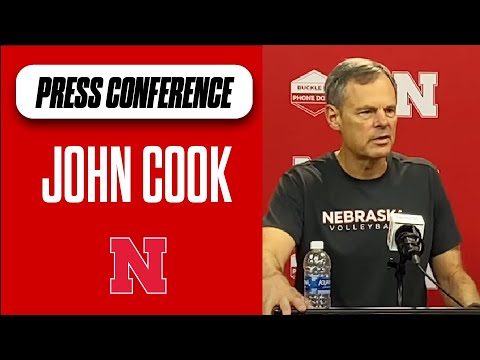 Nebraska Volleyball Head Coach John Cook's Weekly Press Conference I ...