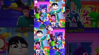 Talking Angela \u0026 Tom \u0026 Player 230 \u0026 456 #trending #shortvideo #edit #like #player230 #thanos #dc