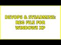 DevOps & SysAdmins: Reg File For Windows XP (2 Solutions!!)