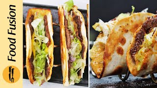 Viral Big Mac Smash Taco Burger Recipe by Food Fusion