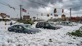 Springfield Missouri in Chaos! Massive Hailstorm Shatters Windows, Roofs & Thousands of Vehicles.