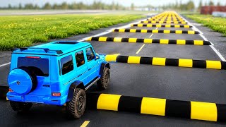 Cars vs 100 Consecutive Speed Bumps Challenge #13 in BeamNG Drive!
