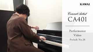 Kawai CA401 Digital Piano | Performance Video - Prelude No. 20 in C minor, Op. 28 (Chopin)