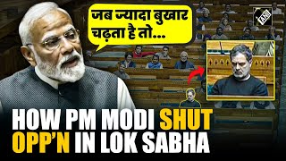 “Jab Zayada Bukhar…” How PM Modi shut interrupting opposition in Lok Sabha during his address