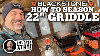 How to Season a New Blackstone 22 inch Griddle