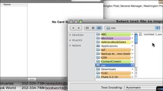 Create .CSV file for Address Book Free (Mac)-MR