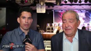 Bob Arum on Canelo Golovkin call out & dropping title "That was stupid! He made himself look bad!"