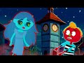 The Haunted Clock Tower |  Funny and Scary Songs For Kids By Teehee Town