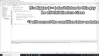 How To Create a JAVA Infinite Loop on ECLIPSE