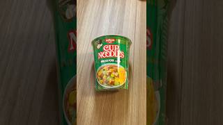 Nissin Foods Cup Noodles Minced pork flavor(รสหมูสับ) #asmr #nissin #คัพนู้ดเดิ้ล