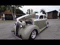 sold 1937 plymouth slant back split window suicide 4 door sedan