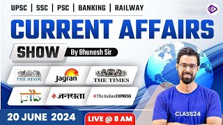 20 June ‍2024 Current Affairs | Current Affairs Today | The Hindu Analysis by Bhunesh Sir