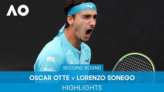 Oscar Otte v Lorenzo Sonego Highlights (2R) | Australian Open 2022