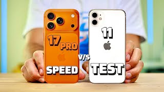 iPhone 17 Pro VS iPhone 11 Speed Test #video #iphone #viral #speedtest