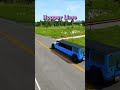 Funny Cars vs Train 😂 in BeamNG Drive #shorts #beamngshorts