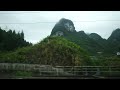 【4k60p】yangshuo railway station depart guilin china