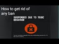 How to get rid of a any ban on rainbow six siege