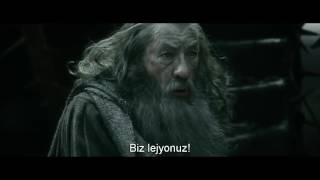 The Hobbit 2  Gandalf vs Azog  Sauron in Dol Guldur Desolation of Smaug 1080p HD Turkish Subtitle