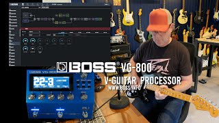 BOSS: VG-800 V-GUITAR Processor. How I'd Use It