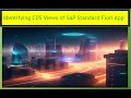 How to find CDS View from OData Service | Fiori App -S/4HANA