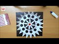 a beautiful diy decor craft from disposable plates waste material craft episode 36