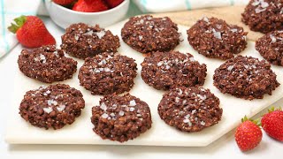 Double Chocolate Sea Salt Cookies | Gluten Free + Vegan + Make Ahead Recipe