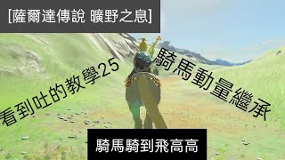 [薩爾達傳說 曠野之息] 騎馬動量繼承(看到吐的教學25)