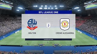 FIFA 22 | Bolton vs Crewe Alexandra - EFL League One | Gameplay