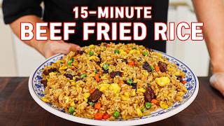 Unlock the Secret to Perfect Beef Fried Rice Every Time! l 15 Minute Recipe