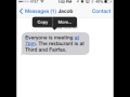 How to: Forward a text message on the iPhone