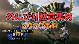 【モンハンライズ】のんびり太刀練習、ときどき雷神【参加型】