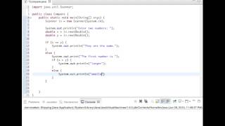 Compare two numbers using Booleans (Java)