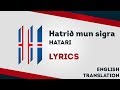 Iceland Eurovision 2019: Hatrið mun sigra - Hatari [Lyrics] Inc. English translation! 🇮🇸