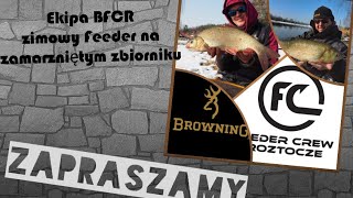 ***Ekipa BFCR*** zimowy feeder  i jazie zamiast płotek