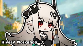 Obsidian Skin Animations Showcase | Arknights/明日方舟 マドロック 黒曜石コーデ アニメーション集