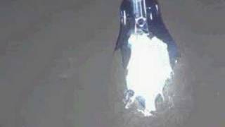 highspeed exploding light bulb